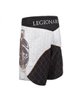 Leone Pantaloncini tecnico da MMA Legionarius AB772 bianco nero