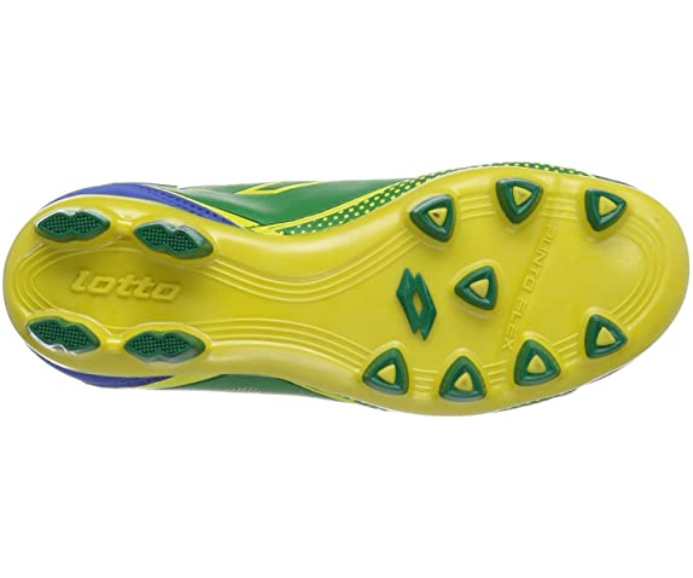 Lotto scarpa da calcio da ragazzo Zhero Gravity R0301 verde-giallo-blu