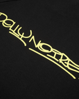 Dolly Noire Felpa con Cappuccio Hexagon Logo DLYNR SW068-SA-03 black-yellow