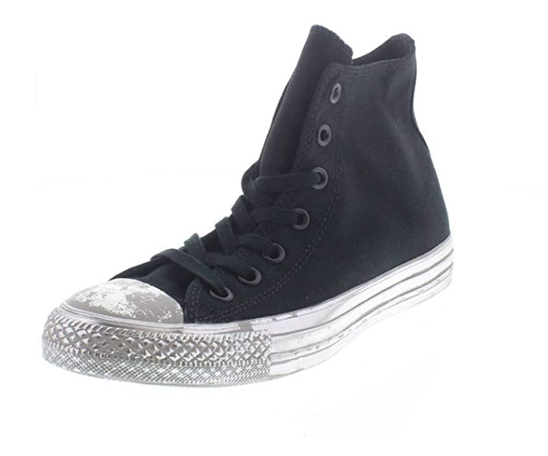Converse scarpa sneakers da donna Ctas HI 156763C nero-argento