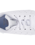 Adidas Original scarpa sneakers da culla Stan Smith Crib FY7892 bianco argento