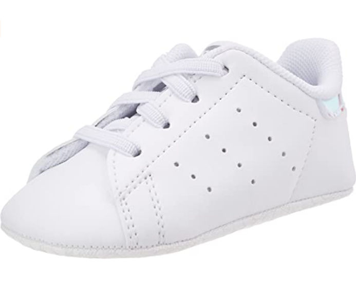 Adidas Original scarpa sneakers da culla Stan Smith Crib FY7892 bianco argento
