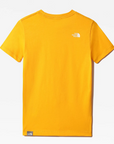 The North Face maglietta manica corta da ragazzi SS Simple Dome NF0A2WAN56P1 oro