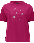 Freddy T-shirt con stampa S2WBCCT7 F104 fucsia