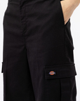 Dickies pantalone con tasconi da donna W Hockinson Cargo DK0A4XNKBLK1 nero
