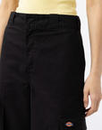 Dickies pantalone con tasconi da donna W Hockinson Cargo DK0A4XNKBLK1 nero