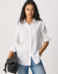 Pepe Jeans Ingrid shirt PL304212 8030FF White