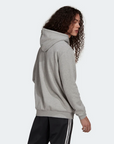 Adidas Originals Felpa con cappuccio da uomo Adicolor Trefoil H06669 grigio-bianco