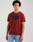 Levi's T-shirt Girocollo con Logo 224911043 fired brick-black