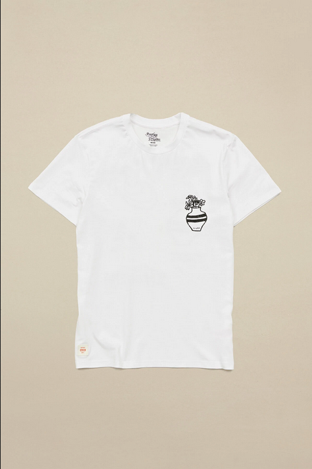 Globe T-shirt manica corta Bootleg Dreams Tee SS GB02241004 WHT white