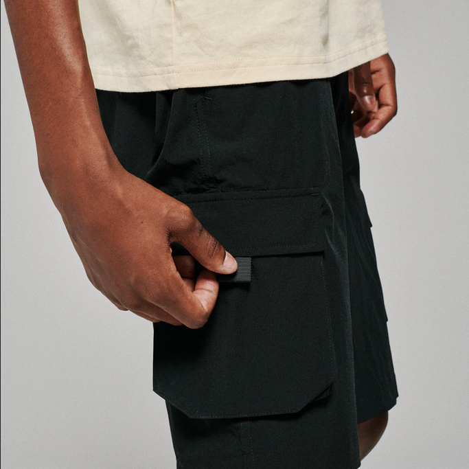 Dolly Noire pantaloncino con tasconi da uomo Techno pa144-po-01 nero