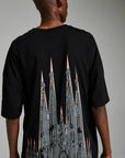 Dolly Noire T-shirt manica corta BENCH Sagrada Familia Tee ts104-tb-01 over black