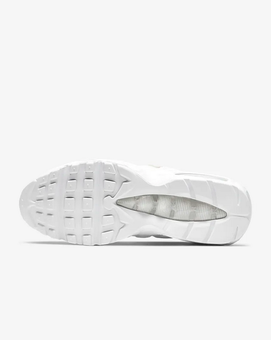 Nike scarpa sneakers da uomo Air Max 95 Essential CT1268 100 bianco-grigio