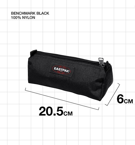 Eastpak Astuccio Benchmark Single 6x20,5x7x5cm EK000372008 black – Sportiamo