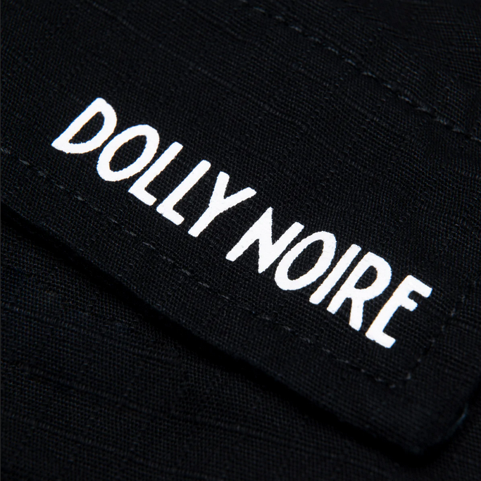 Dolly Noire pantaloncino cargo in ripstop sh004 01 nero