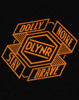 Dolly Noire felpa con cappuccio Corporate 01 Hoodie SW363-SA-01 Black & Orage