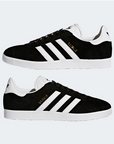 Adidas Originals scarpa sneakers da uomo Gazelle BB5476 nero bianco