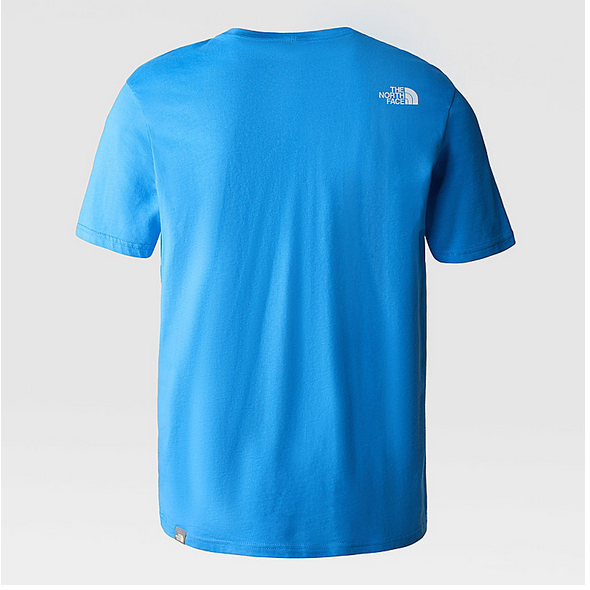 The North Face maglietta manica corta da uomo Easy NF0A2TX3LV61 azzurro