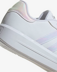 Adidas sneakers da donna con zeppa Court Platorm H06299 white