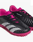 Adidas scarpa da Calcetto da ragazzo unisex Predator Accuracy.4 TF GW7085 nero-bianco-rosa