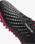 Adidas scarpa da Calcetto da ragazzo unisex Predator Accuracy.4 TF GW7085 nero-bianco-rosa