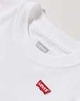 Levi's Kids maglietta manica corta da bambino Batwing Chest Hit 8EA100-001 bianco