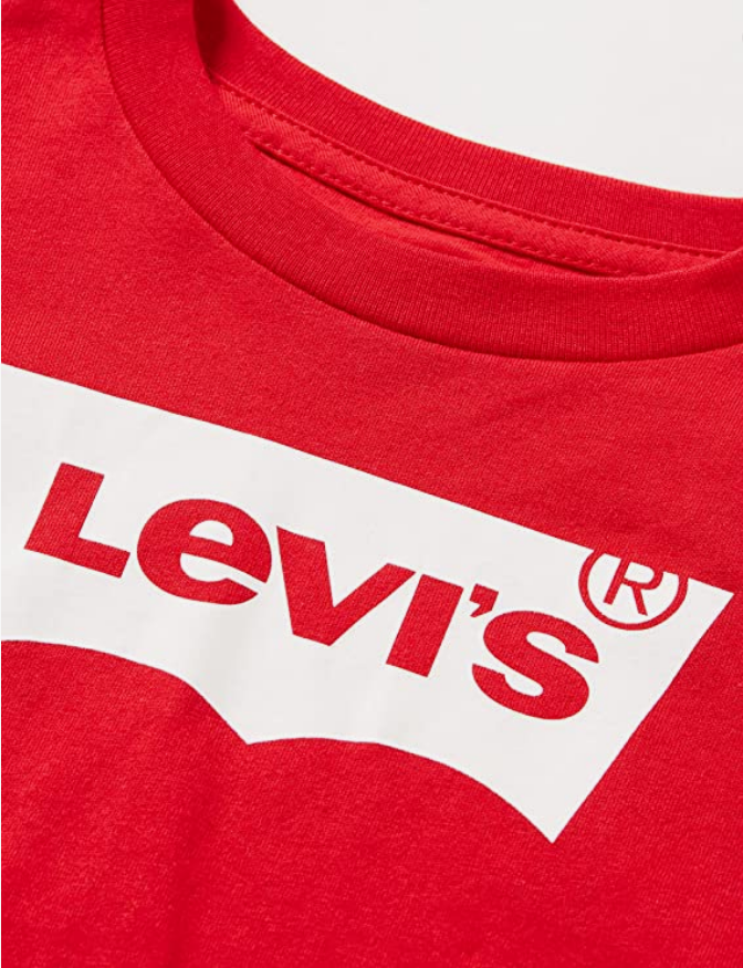 Levi&#39;s Kids T-shirt da bambino manica lunga Batwing Tee 8E8646-R6W red