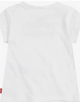 Levi's Kids T-shirt manica corta da ragazza Fur Puffer 3E4234-W5J white