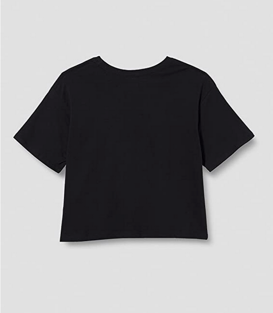 Levi&#39;s Kids T-shirt da ragazza  LVG Light Bright Cropped Tee 4E0220 023 black