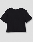Levi's Kids T-shirt da ragazza  LVG Light Bright Cropped Tee 4E0220 023 black
