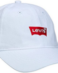 Levi's Kids Cappello con visiera da ragazzo Batwing Logo 9A8329-001 white