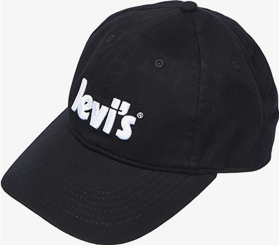 Levi&#39;s Kids Cappello con visiera da ragazzo Lan Pposter Logo 9A8502-023 black