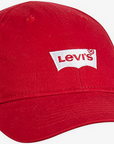 Levi's Kids Cappello con visiera da ragazzo Batwing Logo 9A8329-R2F chili pepper