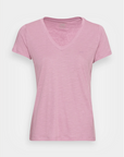 Lee T-shirt da donna con scollo a V Neck Tee L41JENA39 plum
