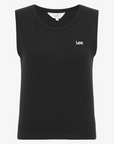 Lee Canotta da donna Cropped Crew Tank LQ24WK01 black