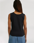 Lee Canotta da donna Cropped Crew Tank LQ24WK01 black