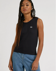 Lee Canotta da donna Cropped Crew Tank LQ24WK01 black