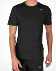 Mizuno T-shirt manica corta da uomo in tessuto tecnico Impulse Tee J2GA7519 09 black