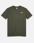 The North Face T-shirt da uomo M S/S Red Box Cel Tee NF0A7X1KRV41 new taupe green-khaki stone