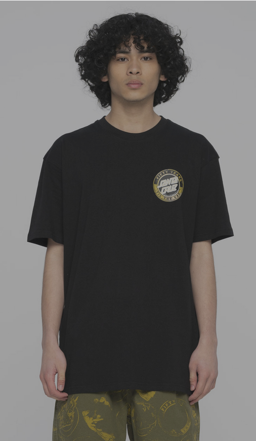 Santa Cruz maglietta manica corta da uomo 50TH Tte Dot SCA-TEE-8761 nero