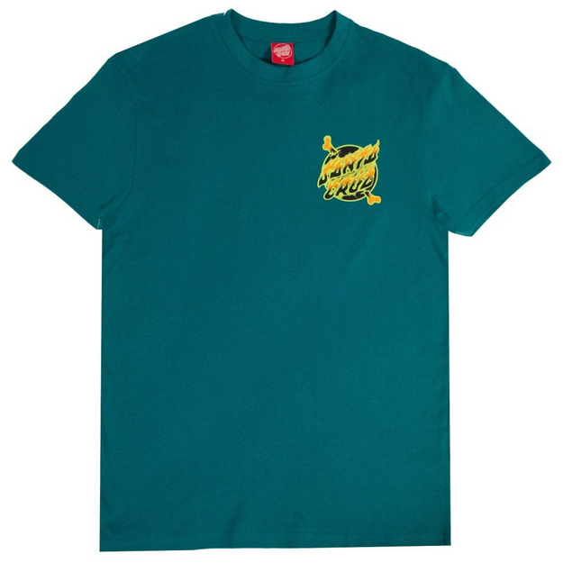 Santa Cruz T-shirt manica corta Winkowsk Volcano Dot SCA-TEE-8818 verdigris