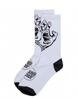 Santa Cruz calza per il tempo libero Screaming Hand Mono Socks SCA-SCK-0131 white
