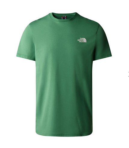The North Face T-shirt da uomo manica corta Simple Dome NF0A2TX5111 verde bottiglia