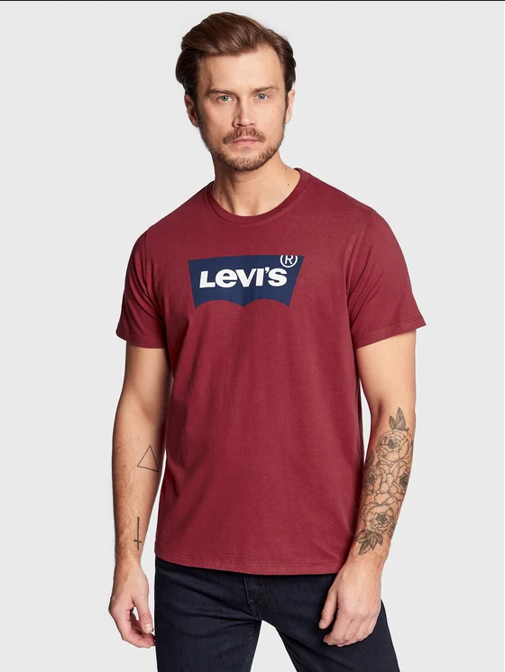 Levi&#39;s T-shirt manica corta con  logo Classic  22491-1190 rumba red