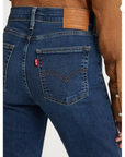 Levi's pantalone jeans dritti da donna a vita alta 724™ 18883-0207 indaco scuro-blu