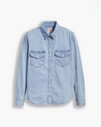 Levi's camicia in jeans da donna Western Essential 16786-0001 cool out-blu