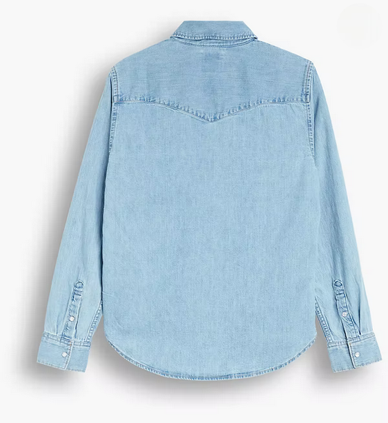 Levi&#39;s camicia in jeans da donna Western Essential 16786-0001 cool out-blu
