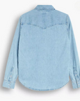 Levi's camicia in jeans da donna Western Essential 16786-0001 cool out-blu