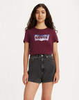 Levi's T-shirt manica corta con The Perfect Tee logo Classic 17369-2024 galaxy fill beet red