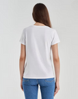 Levi's T-shirt manica corta con The Perfect Tee logo Classic 17369-2033 dark floral fill bright white